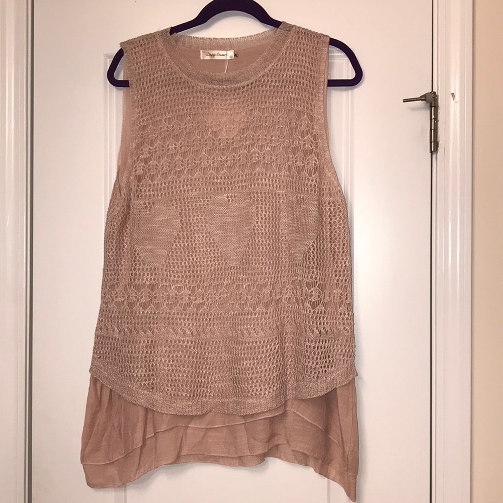 Simply Contour knit blouse